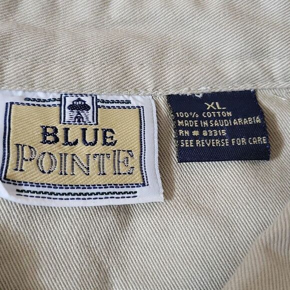 BLUE POINTE ALCTEL‎ Canvas Men's Casual Shirt XL - Picture 7 of 7